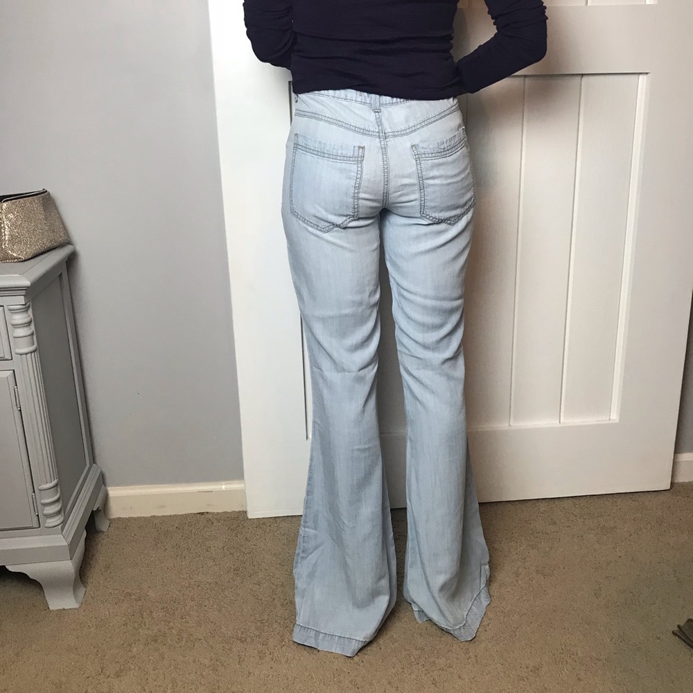 FREE PEOPLE High Waist Wide Leg Jeans 👖 Pants